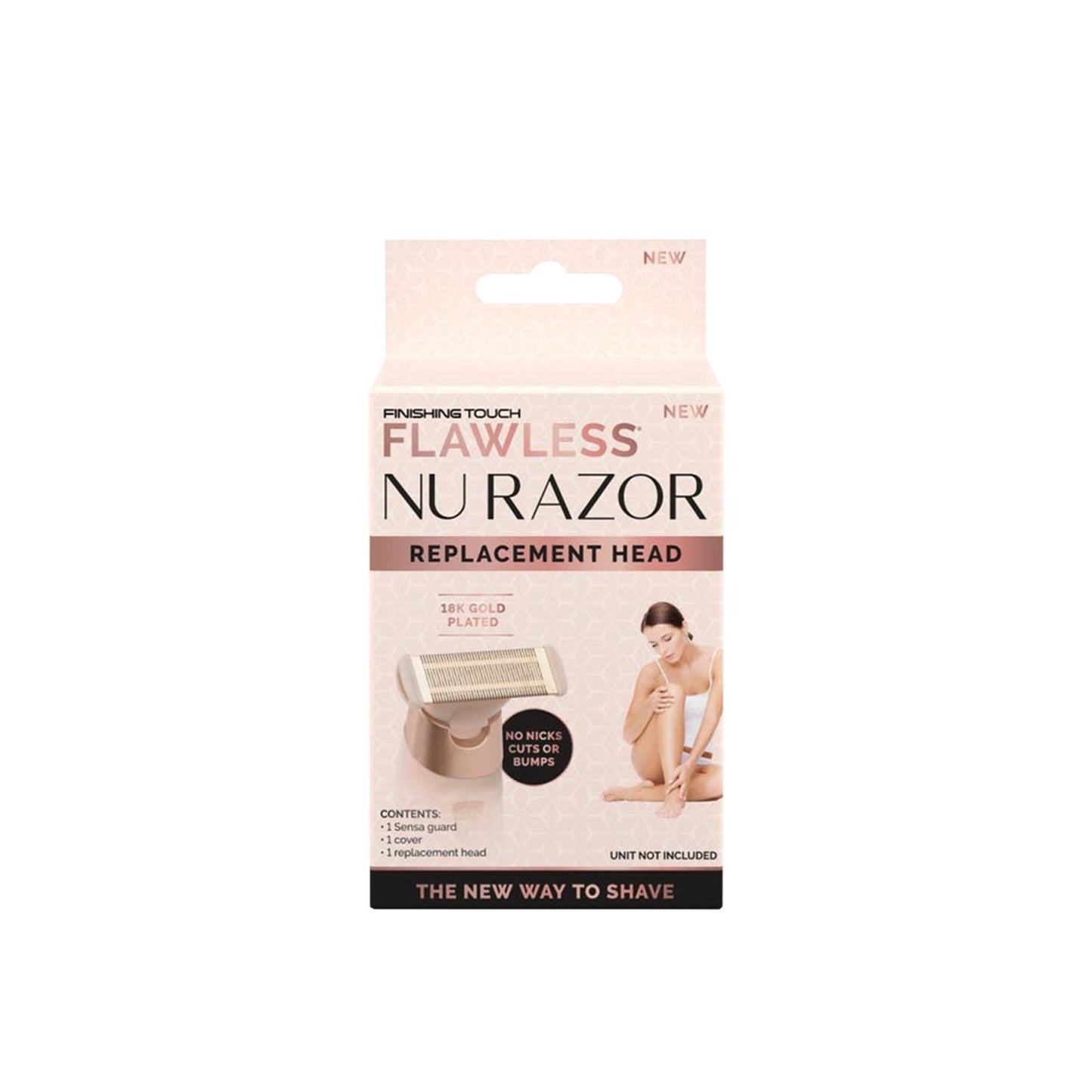 Finishing Touch Flawless™ Nu Razor - Cabeça de Substituição