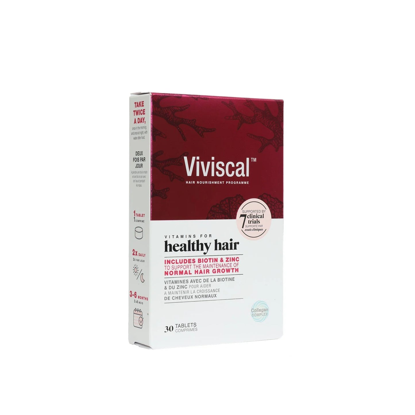 Viviscal - Complemento alimenticio fortalecedor del cabello (30 comprimidos)