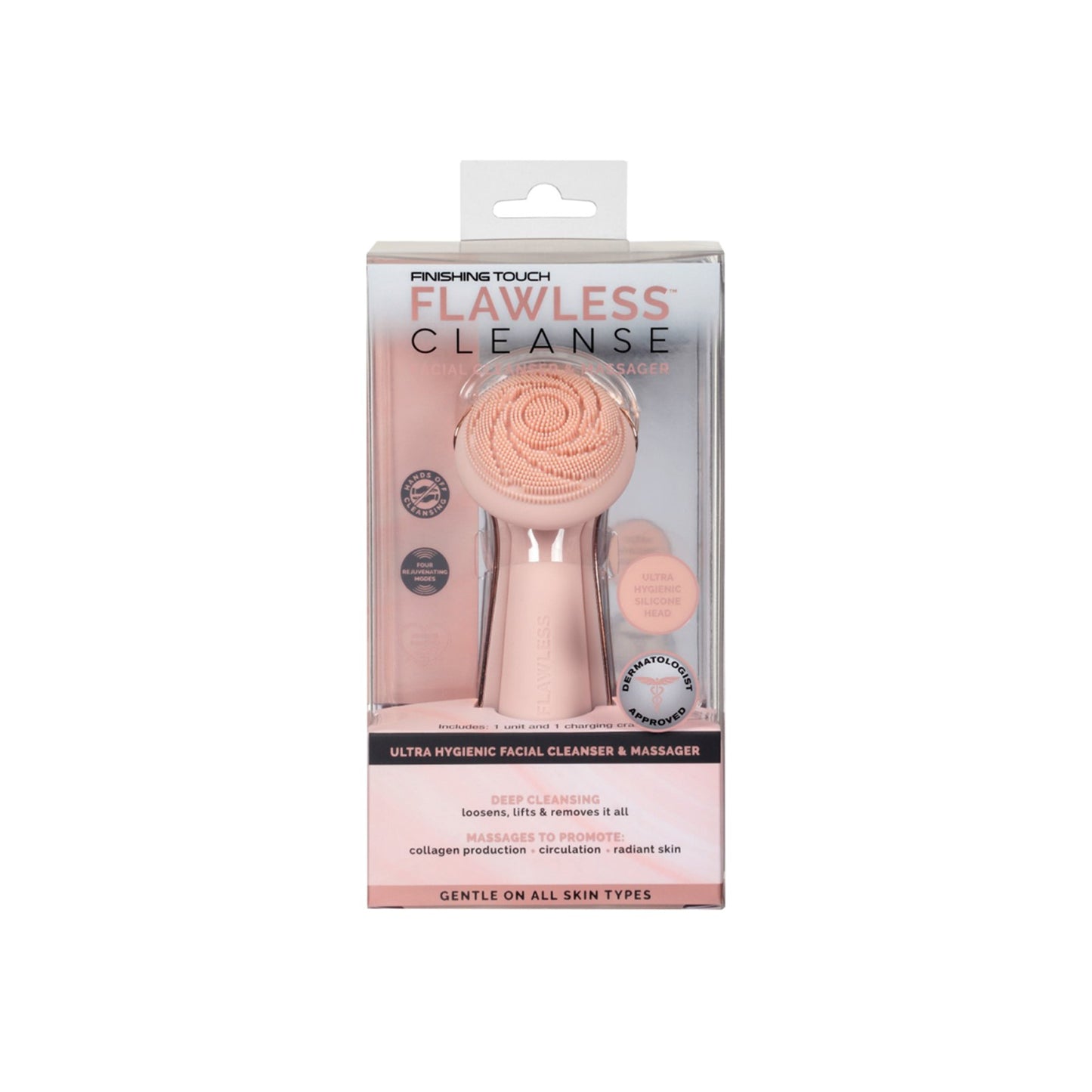 Finishing Touch Flawless™ Cleanse - Dispositivo de Limpeza e Massagem Facial