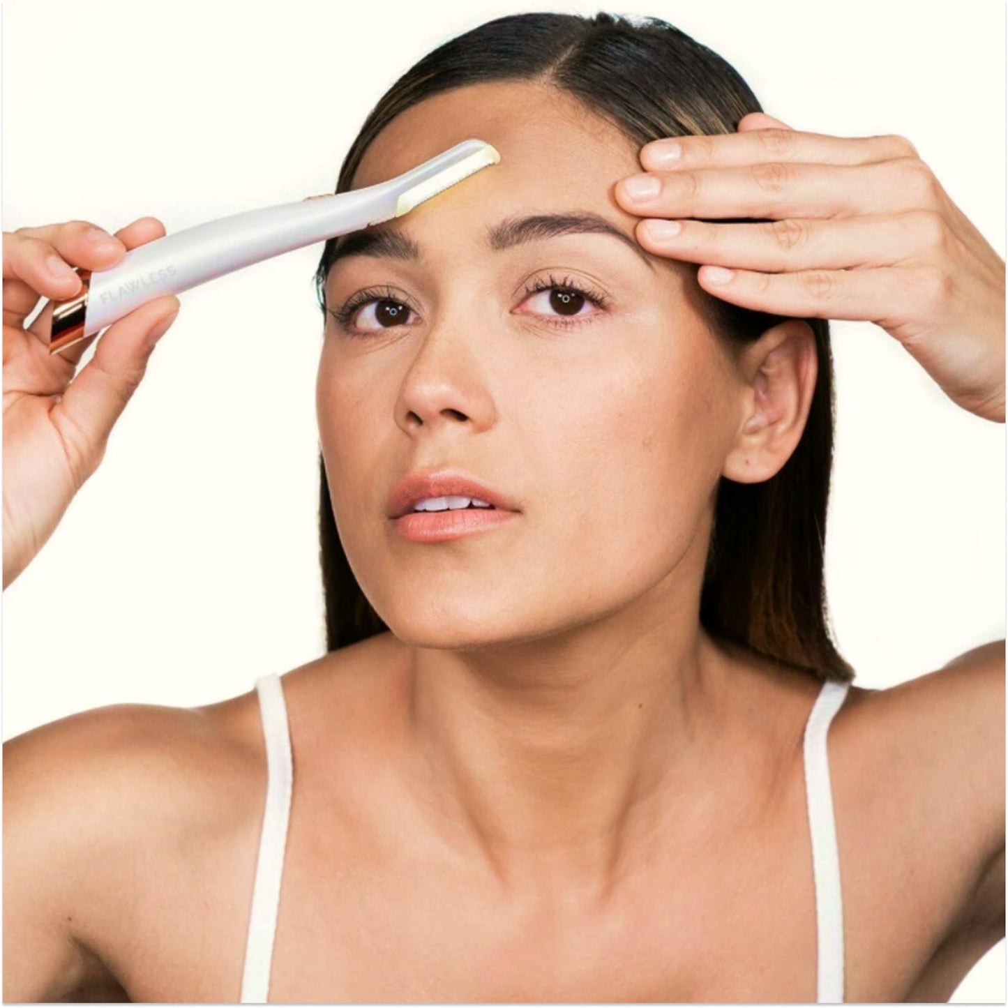 Finishing Touch Flawless™ Dermaplane Glow - Dispositivo de Esfoliação e Depilação Facial