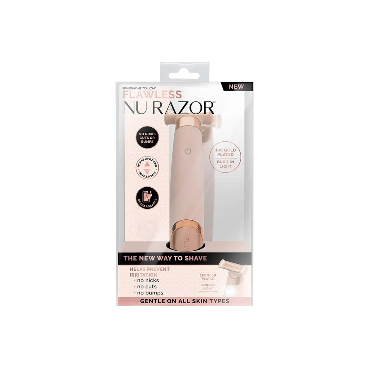Finishing Touch Flawless™ Nu Razor - Aparelho Elétrico Depilatório